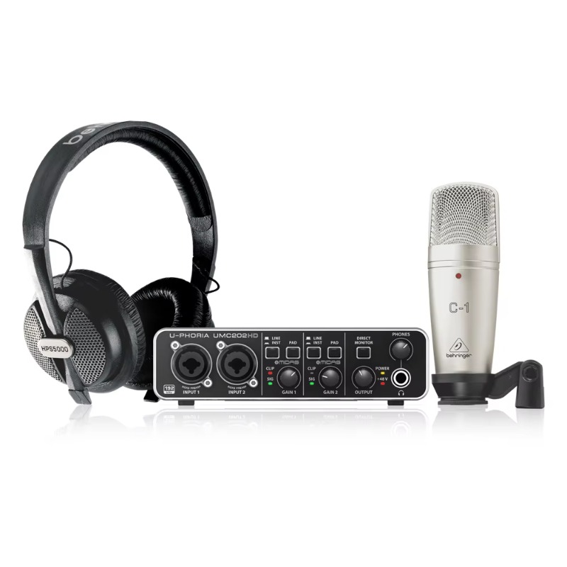 Music Audio Pro - 베링거 U-포리아 스튜디오 프로 레코딩 번들