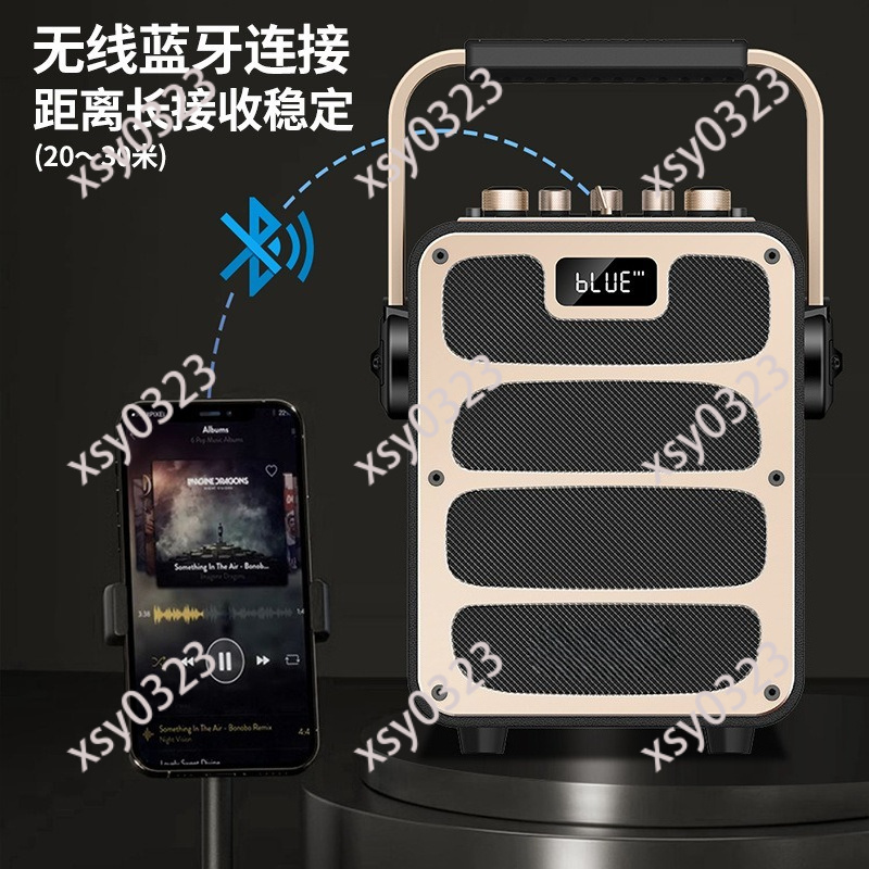 고출력 휴대용 블루투스 스피커 야외 K송 라이브 음악  - Audio Music Live 리뷰 및 가격